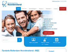 Tablet Screenshot of mzcnoordereiland.nl